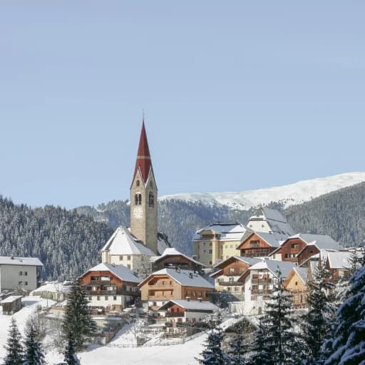 Panorama delle Dolomiti da San Vigilio di Marebbe